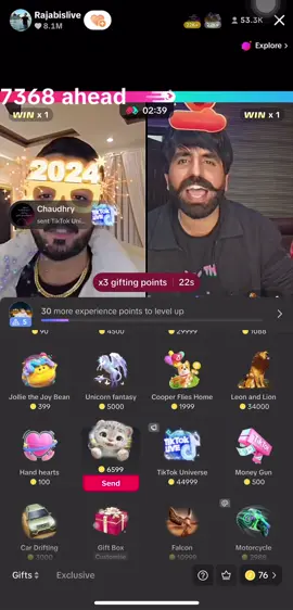 Send a universe to rajab butt