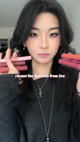 i just love @3CE  #fyp #grwm #lipstick #makeup #kbeauty #newyork #douyin #douyinmakeup 