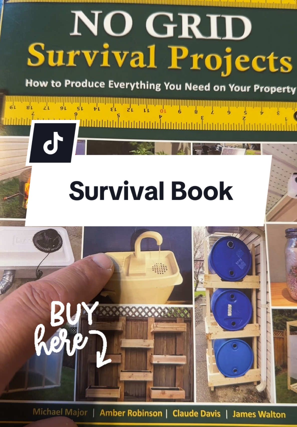Great survival book with step by step instructions. #book #survivaltips #survivalbook #prepper #homesteading 