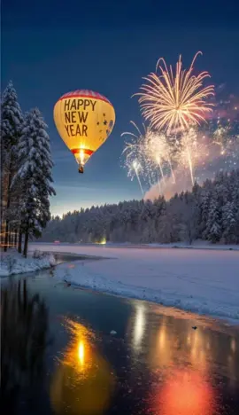 Bonne année 2025 🎆 Happy New Year 2025 ! #HappyNewYear2025 #naturevibes #fireworks2025 #aianimation #livewallpaper 🎵Lykke Li - I Follow Rivers