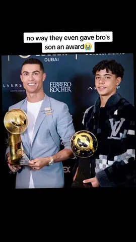 what is left... his Dad???😭☠️    |                                      #ronaldo #cristianojrsonaward #viral #trending #fyppppppppppppppppppppppp #football #globesoccerawards2024 
