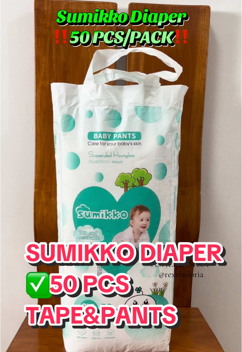 Ang ganda din nitong Sumikko diaper goods pang overnight‼️ #sumikko #sumikkodiaper #sumikkodiaper50pcs #koreandiaper #murangdiaper #diaper #diaperpants #babydiaper #momandbaby 