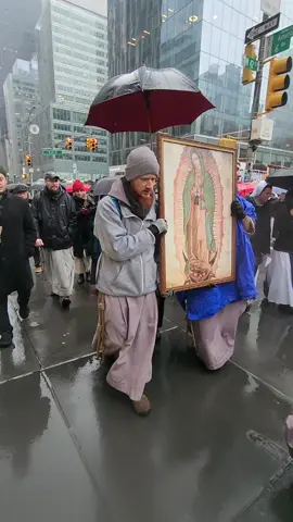 The Feast of the Holy Innocents in New York City. the CFR's and the Sisters of Life sing Christmas Carol's as they return from praying the Rosary for those most vulnerable in our society #choir #God #Jesus #faith #nuns #catholic #hope #nyc 
