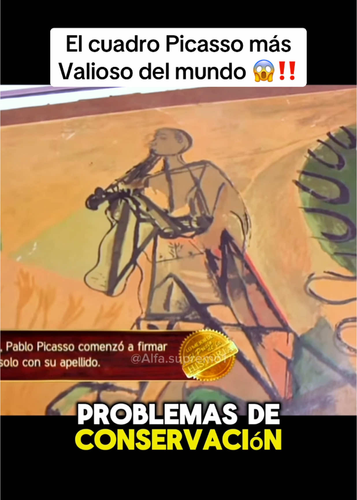 El cuadro Picasso más Valioso del mundo 😱‼️ #elpreciodelahistoria #coleccion #coleccionismo #antiguedades #tesoro #historychannel #longervideos #picasso 