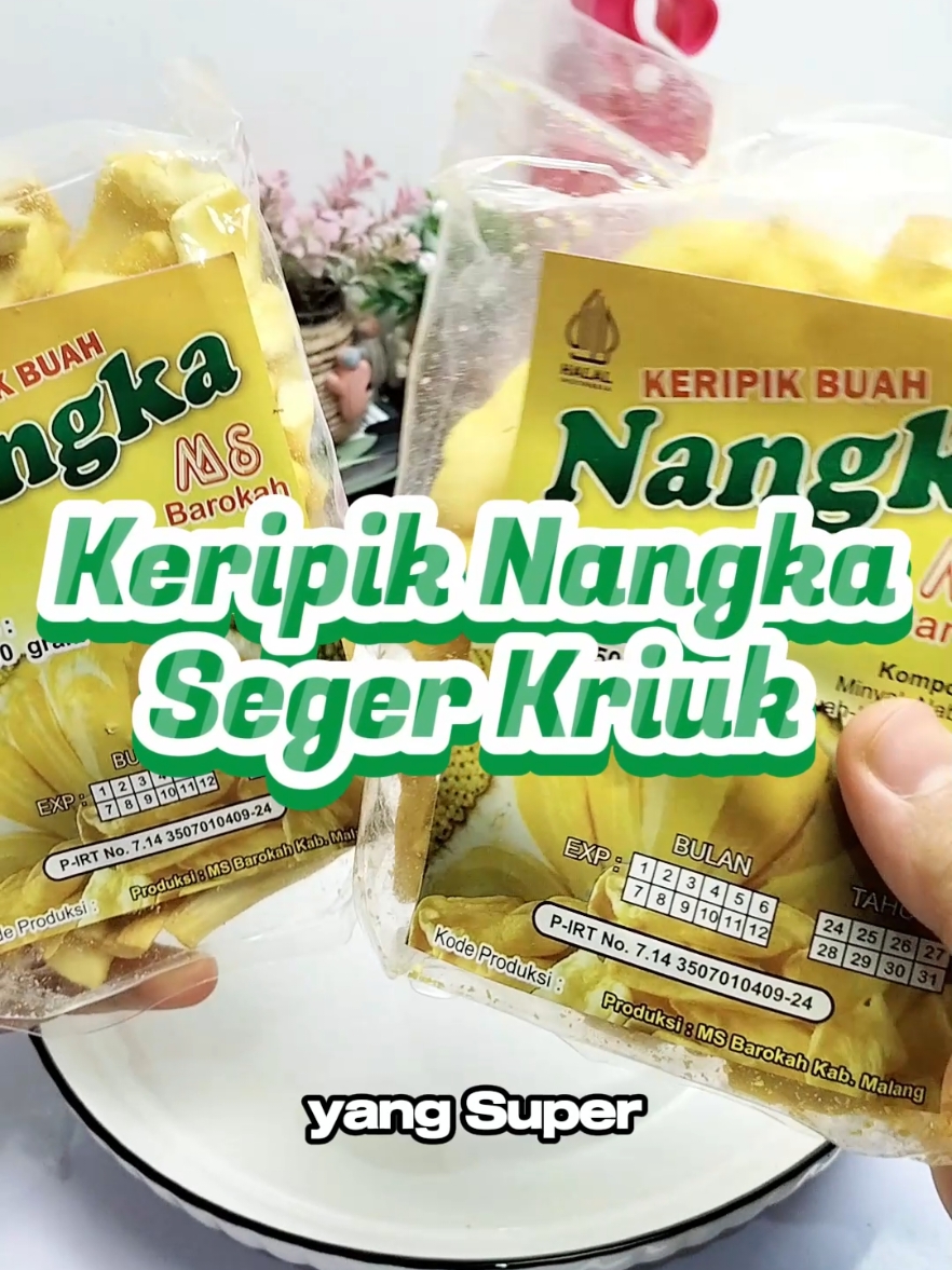 Keripik buah emang seenak itu. Apalagi buah nangka cobain jadiin temen nyemil dirumah. #jajanantiktok #keripikbuah #keripiknangka #snackkekinian #makanankering 
