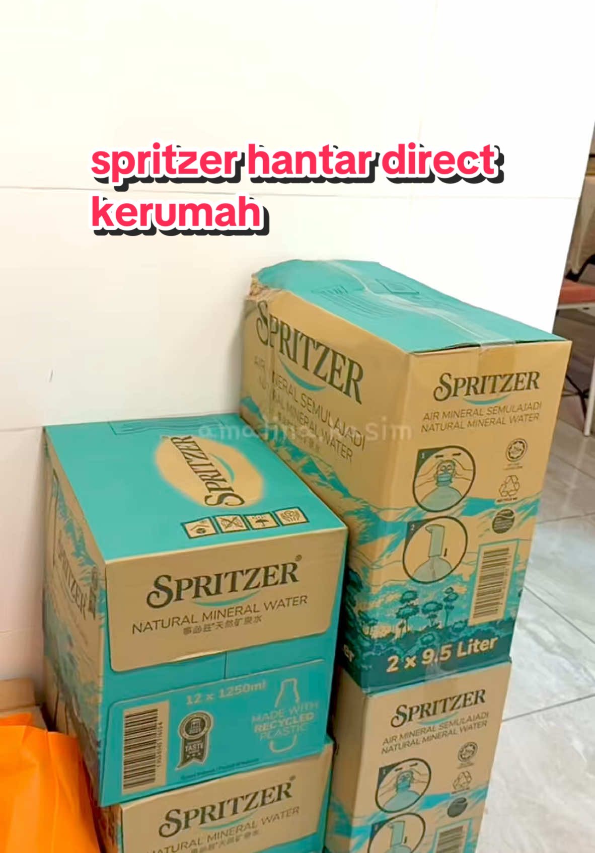 Demi menjaga absorber kereta 🤣 #amanakshare #spritzer 