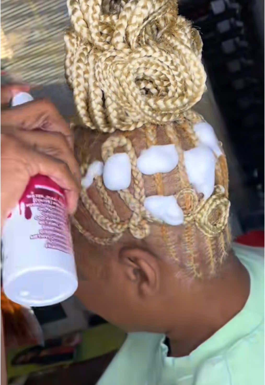 Don't you love when clients step outside the box 🤍🔥 #fypシ゚viral🖤tiktok #braidstutorial #braid #braidersontiktok #braider #braidstyles #stickyicky #stitch #fypシ #braids #stitchbraids  #613hair #613