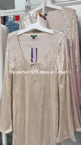 Found at Target: the perfect NYE dress ✨🥂 #target #targetfinds #nye #nyeoutfit #newyears #newyearsoutfit #targetdress #partydress #sparkle 