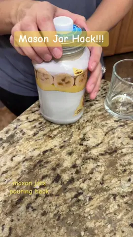 mason jars pouring hack #masonjars  #pouringhack 