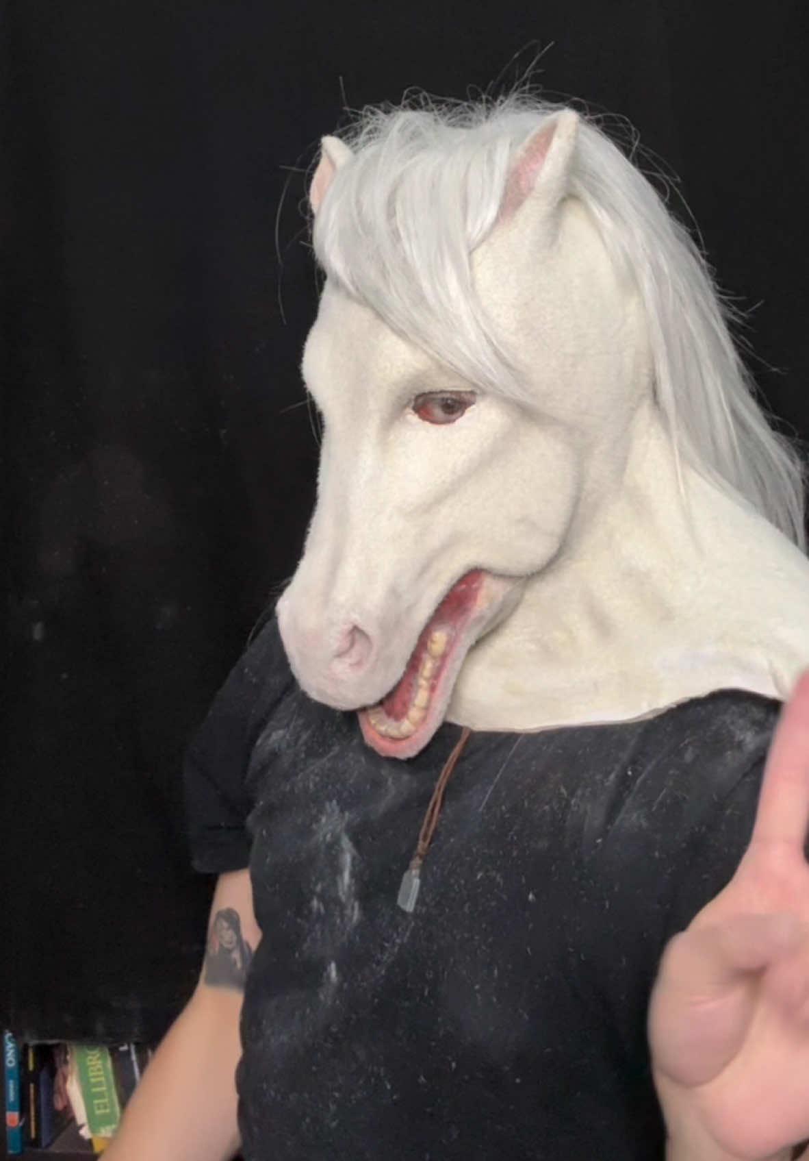 Horse Mask I created for a Tequila Company from San Diego #horse #stallion #horsemask #furryart #fur #mask 