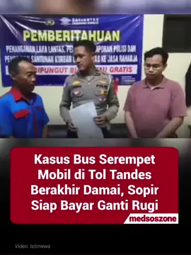 - Insiden bus angkutan terekam kamera dasbor (dascamp) bermanuver memotong lajur jalan hingga menyerempet mobil di Tol Tandes Barat-Romokalisari, KM 5.600 Jalur A pada Sabtu (28/12/2024) hingga videonya viral di medsos, berakhir damai. 