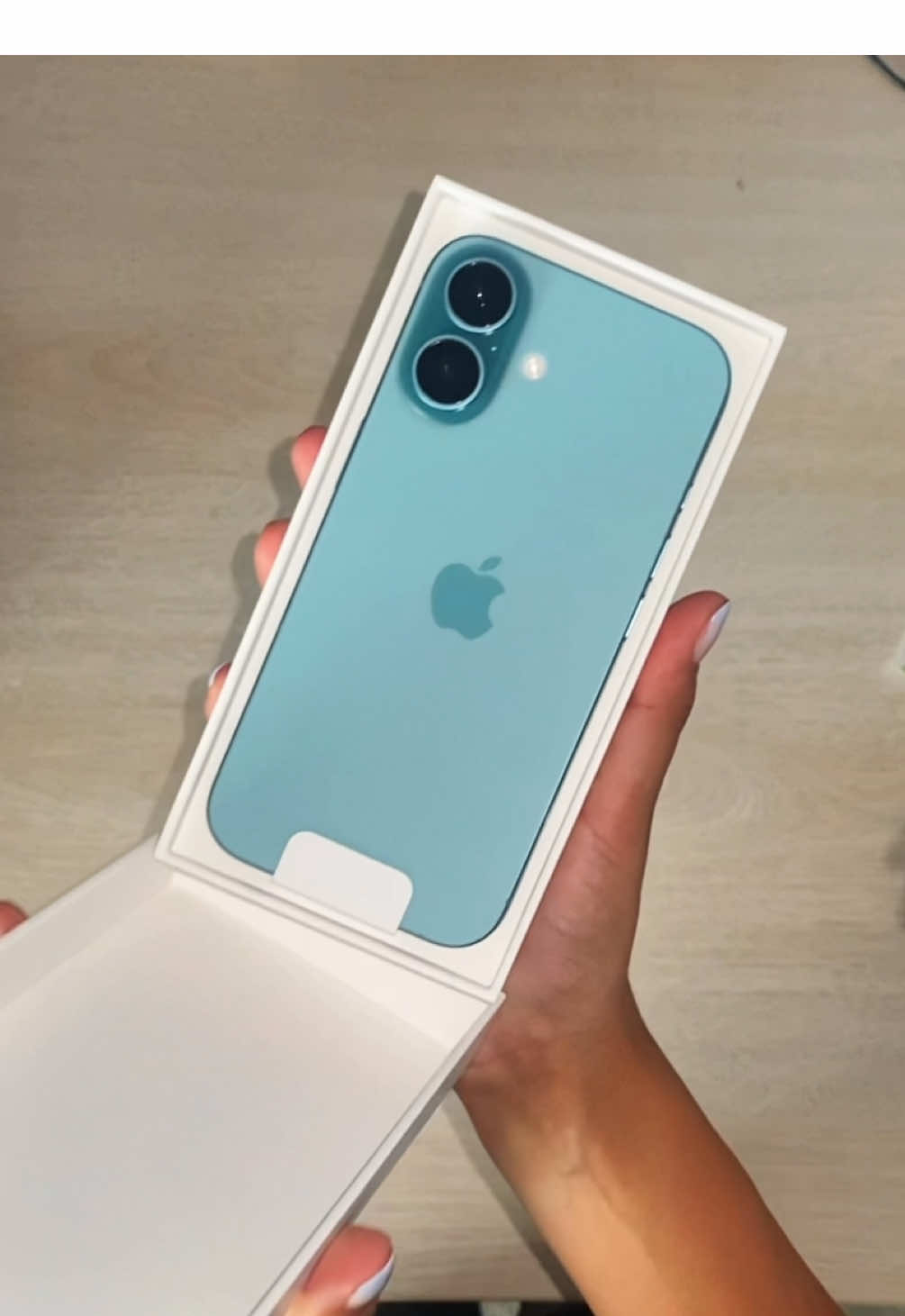 Unbox the new iPhone 16 in teal with me🩵 #iphone16 #teal #unboxwithme #unboxing #apple #asmr #iphone #southafrica #fyp 
