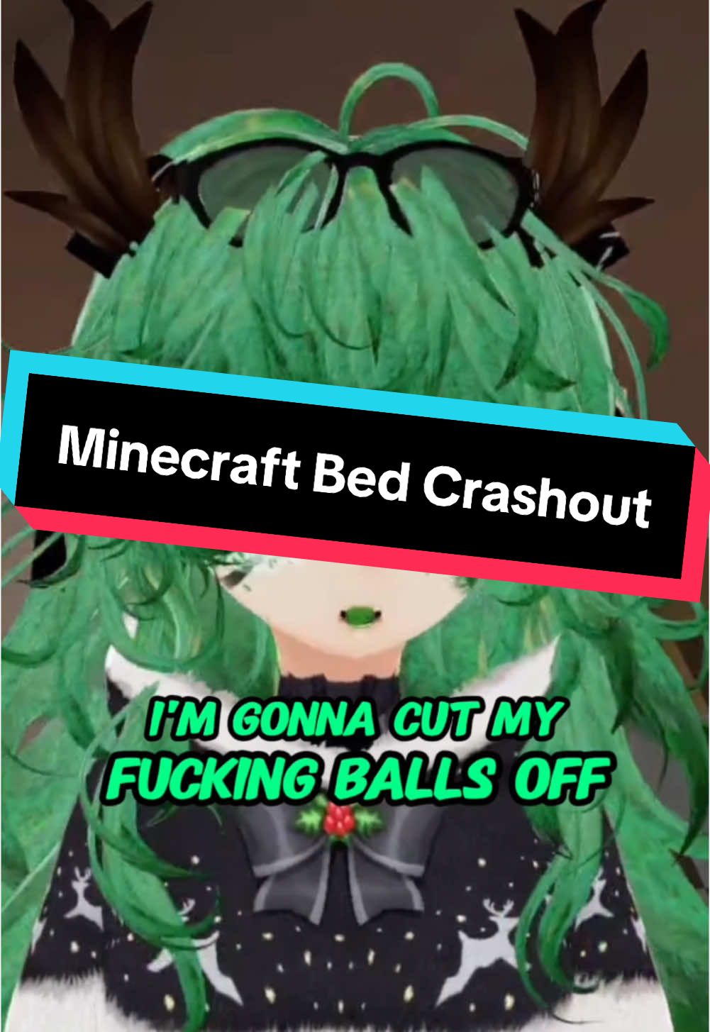 Minecraft Bed Crashout #creatorsearchinsights #fyp #viral #minecraftfunny #minecraftsus #femboyvtuber #cutevtuber #vtoker #vgamer #Minecraft #envyvtuber #envyvtuber 