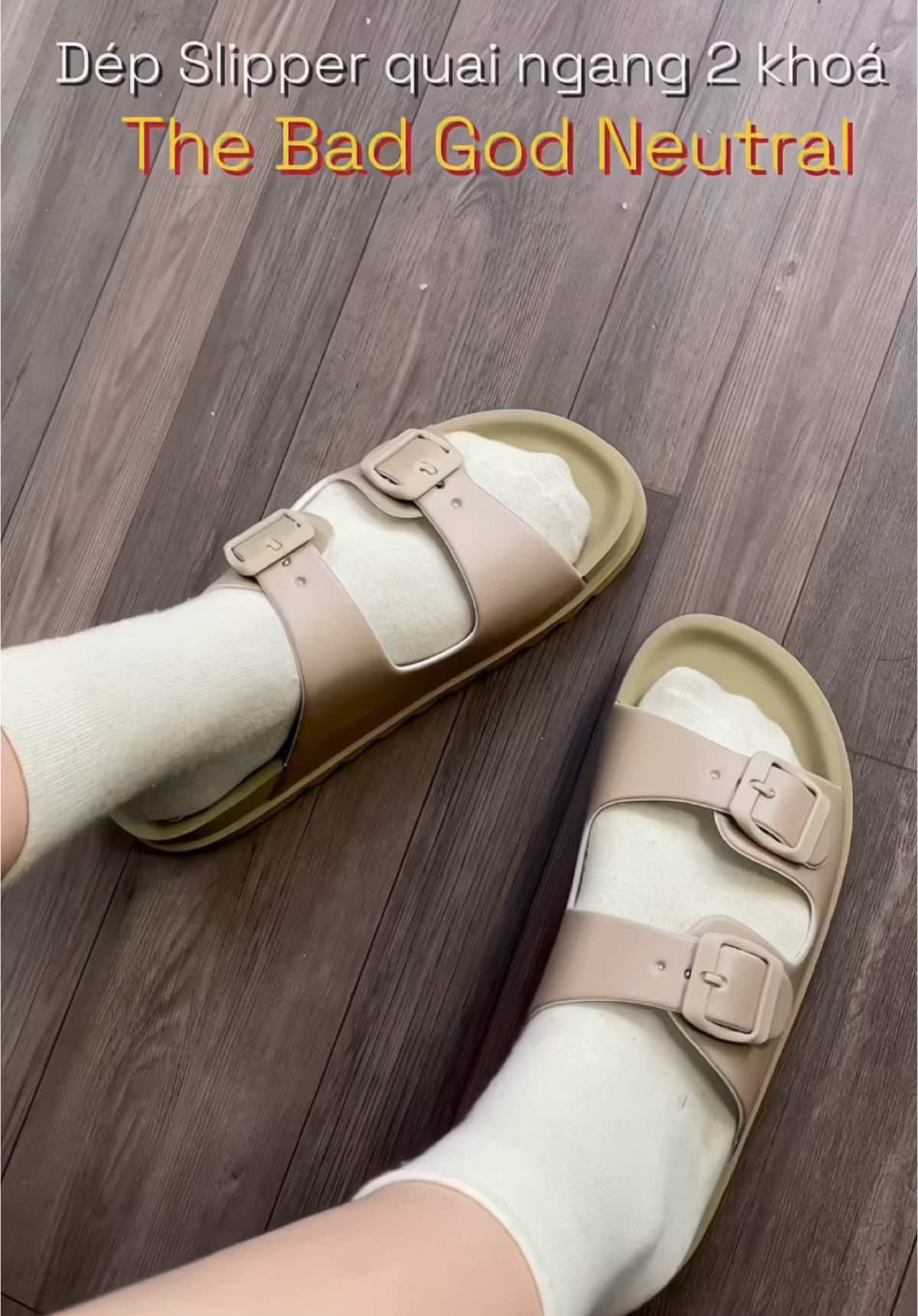 Dép quai ngang nam nữ đi đều hợp, phối được nhiều phong cách khác nhau#fyp #dep #thebadgod #depquaingang 