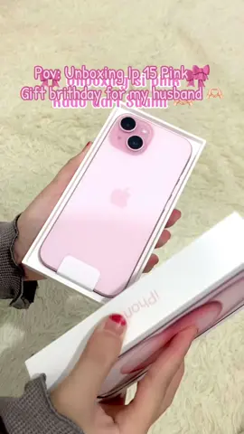Di akhir tahun Unboxing si pink 🎀🫶🏻#fyppppppppppppppppppppppp #iphone15