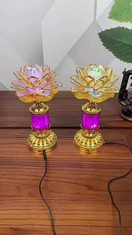 Bộ 2 Đèn Thờ Hoa Sen #phongtho #trangtriphongtho#denthohoasen #denthohoasenled 
