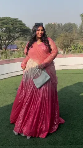 A moment for this gorgeous lahenga #plussizestyle #plussizeedition #desitiktok #desifashion #indianfashion 