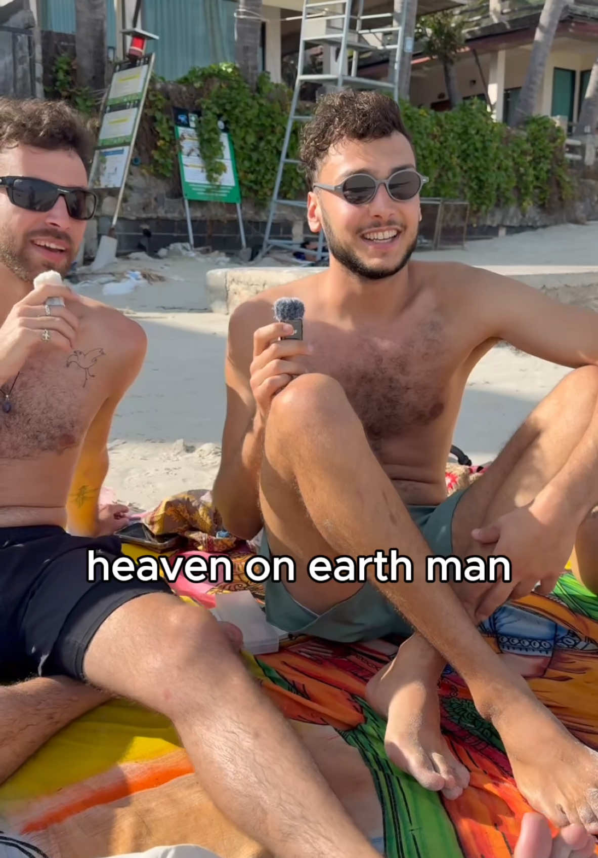 I interviewed some Israeli travelers on a Thai beach. They were incredibly friendly and graciously agreed to be filmed. Thank you so much for your cooperation! #thailand #thailandtravel #travelthailand #thaibeach #kohphangan #phangan 