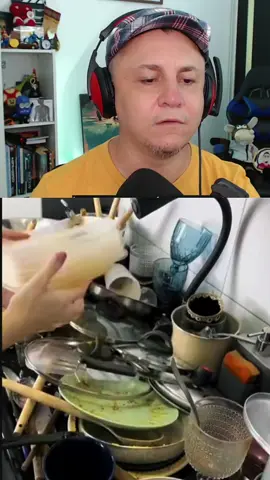 tem jeito certo pra lavar louça? #react #humor