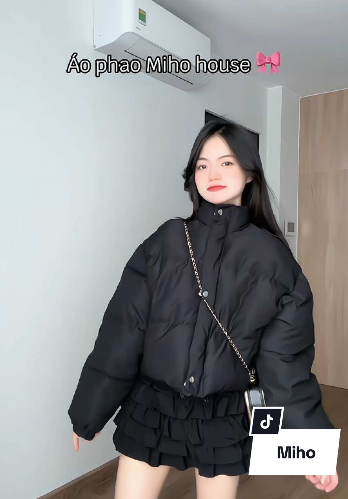 Áo phao croptop siu ấm chỉ 2xx #linhlipreview #miho #mihohouse 