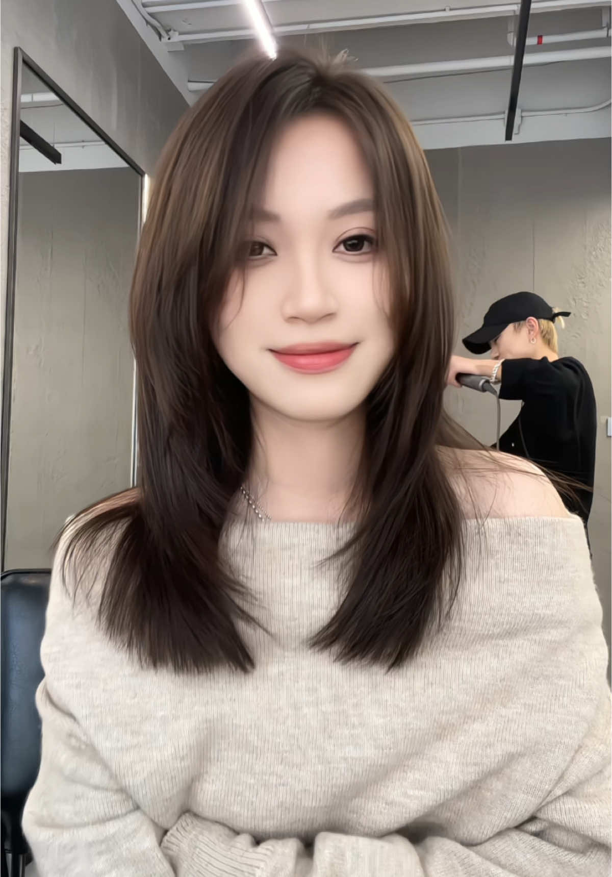 Tết nay tóc duỗi  hơi nước là xinh nè !#xh 