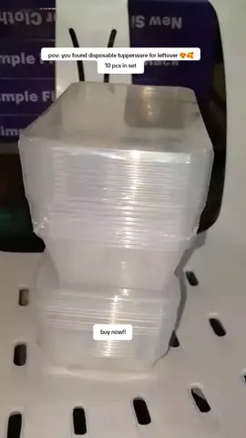 10 pcs 60 pesos Clear Plastic Microwaveable  #tren #fyp #fypシ #fypage #treding #trending #tre #fyppppppppppppppppppppppp 