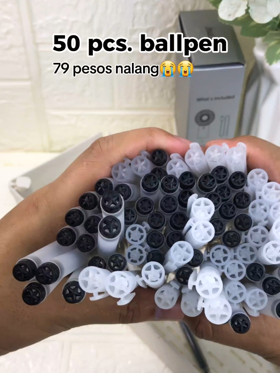 sobrang dami naman nito😭 #ballpen #pen #50pcs #blackpen #blackballpen #foryou #fypシ゚viral 
