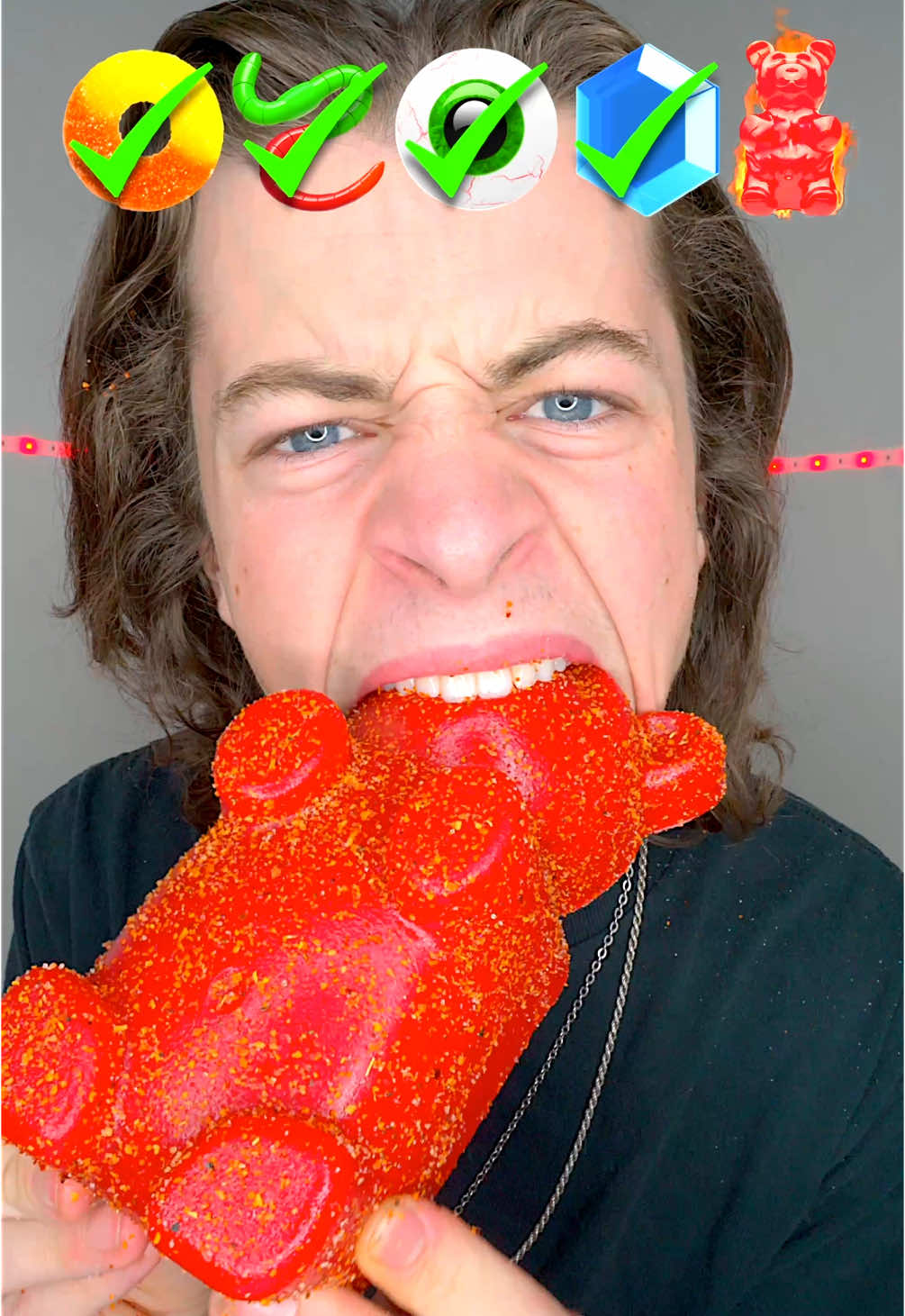 Giant Gummy Candy ASMR 🤤 #fyp 