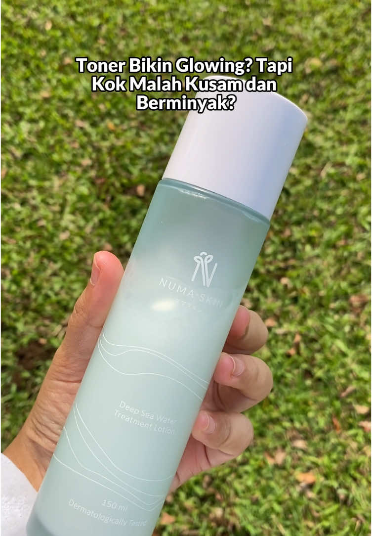 ✨ Kulit glowing gak cuma mimpi! Toner dengan kandungan utama 10% Deep Sea Water ini bantu lembapkan, tenangkan, dan lindungi skin barrier kamu. 💛 Klik keranjang kuning sekarang, yuk! #numaskin #skinvestment #rekomendasitoner #endyearsale #yearendsale 