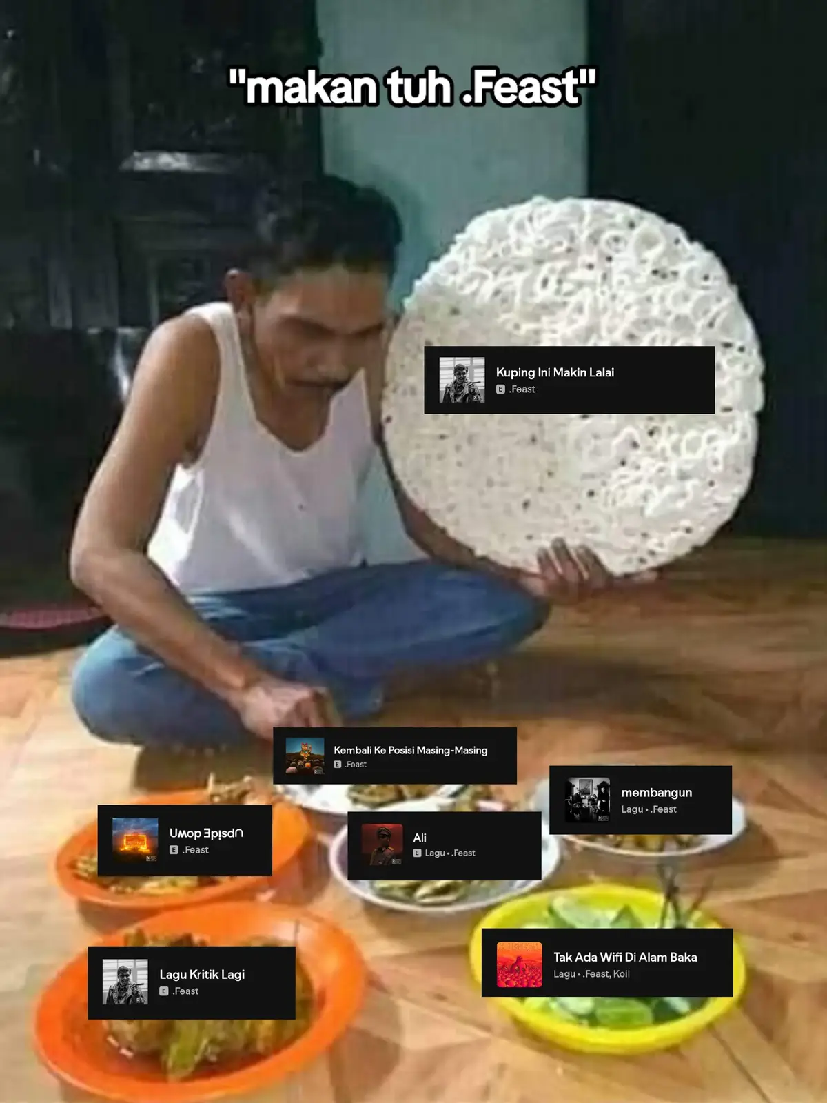 iya iya nih dimakan #.feast #hindia #lombasihir #fyp 