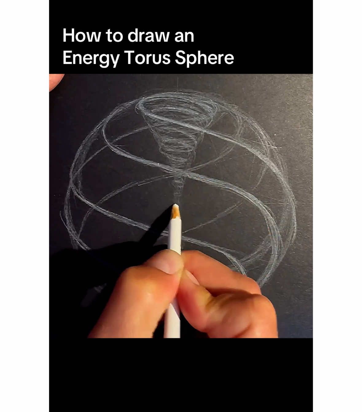 How to draw an Energy Torus Sphere. #natureofflowers  #sacredgeometryartist  #geometryart  #sacredgeometry  #energy  #vibration  #369Manifestation  #art  #torus #plasma  #plasmoid  #plasmoids 