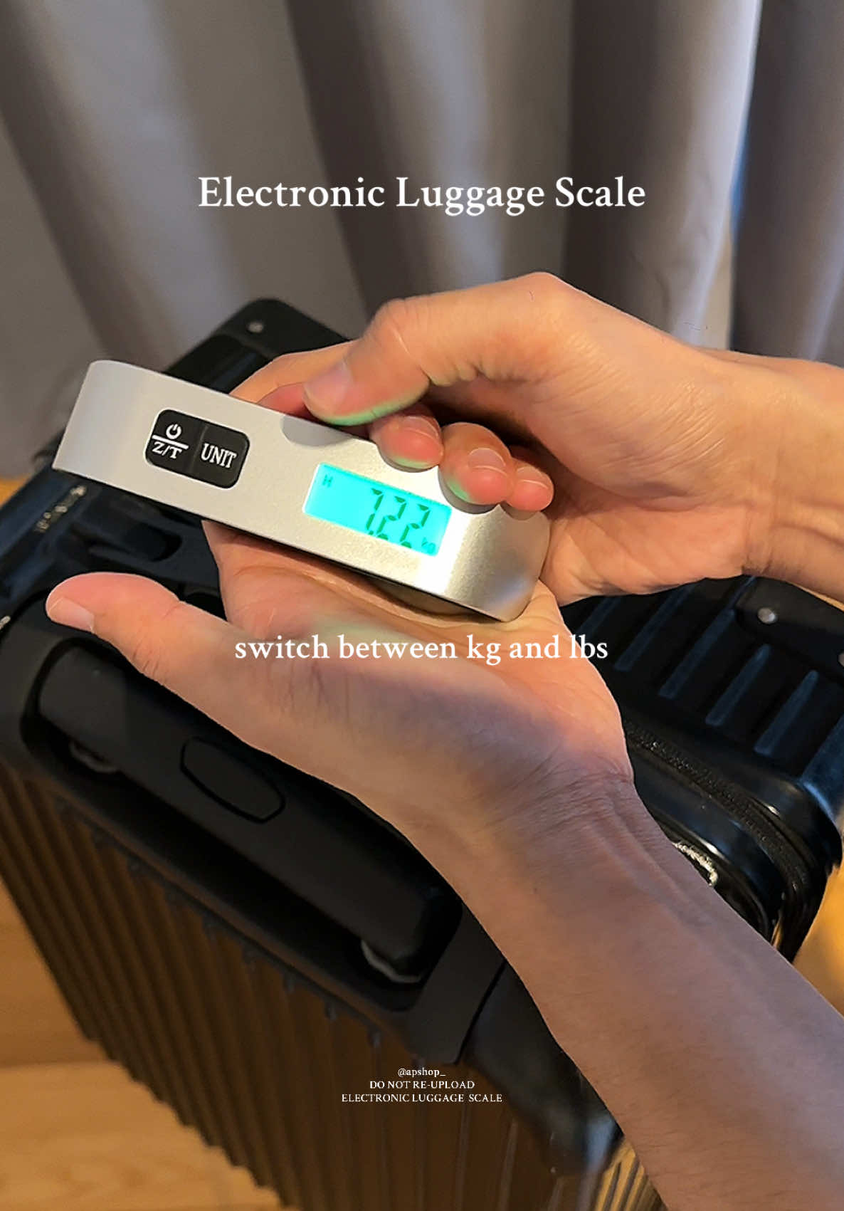 Electronic Luggage Scale #fyp #electronicluggagescale #luggagescale 