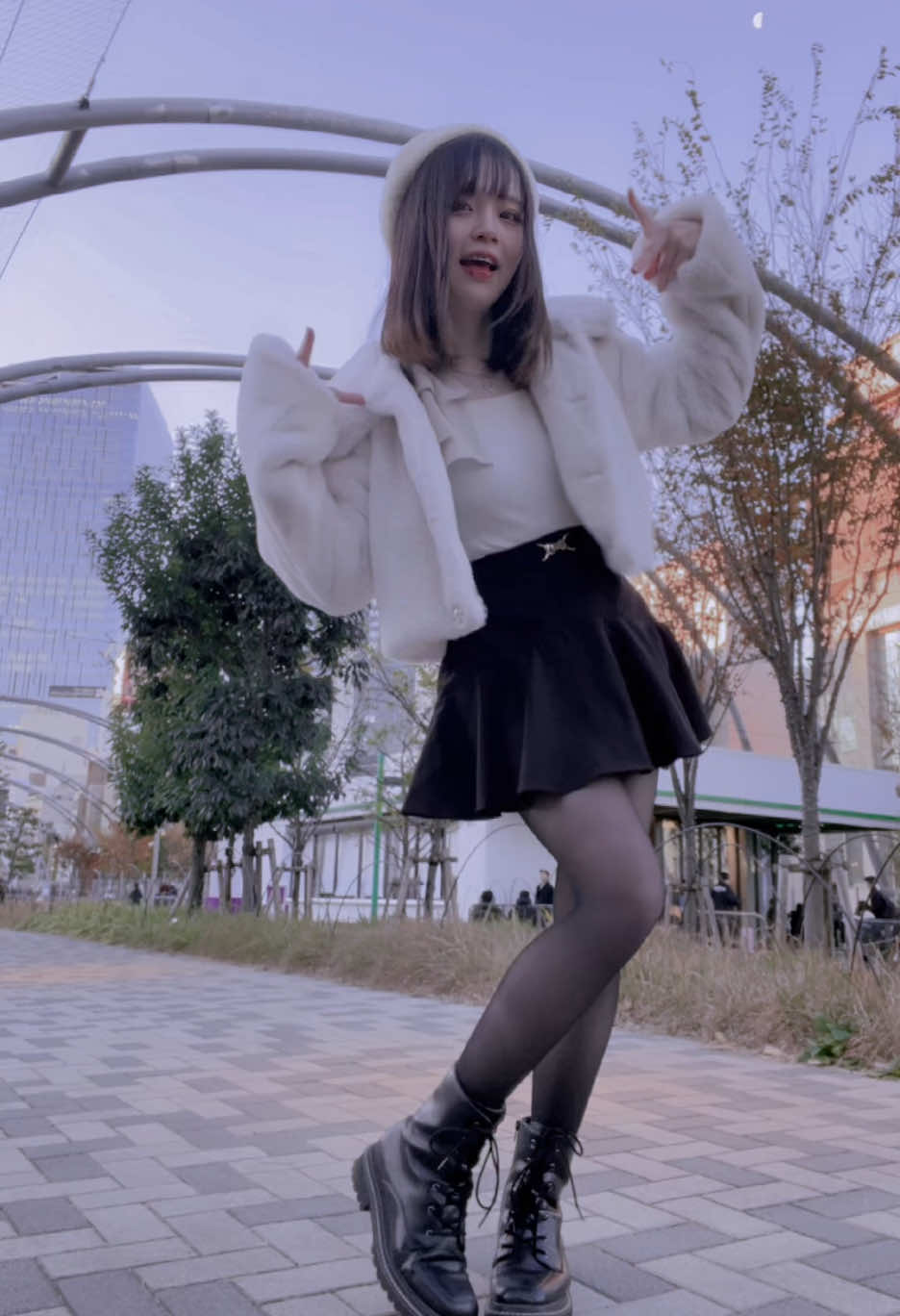 ずっと踊ってみたかったまりんちゃん#ベルメイク #運営さん大好き #フォロワーさん大好き #ぴーまる #fyp #コスプレ #可愛い #ふわふわ #黒タイツ #