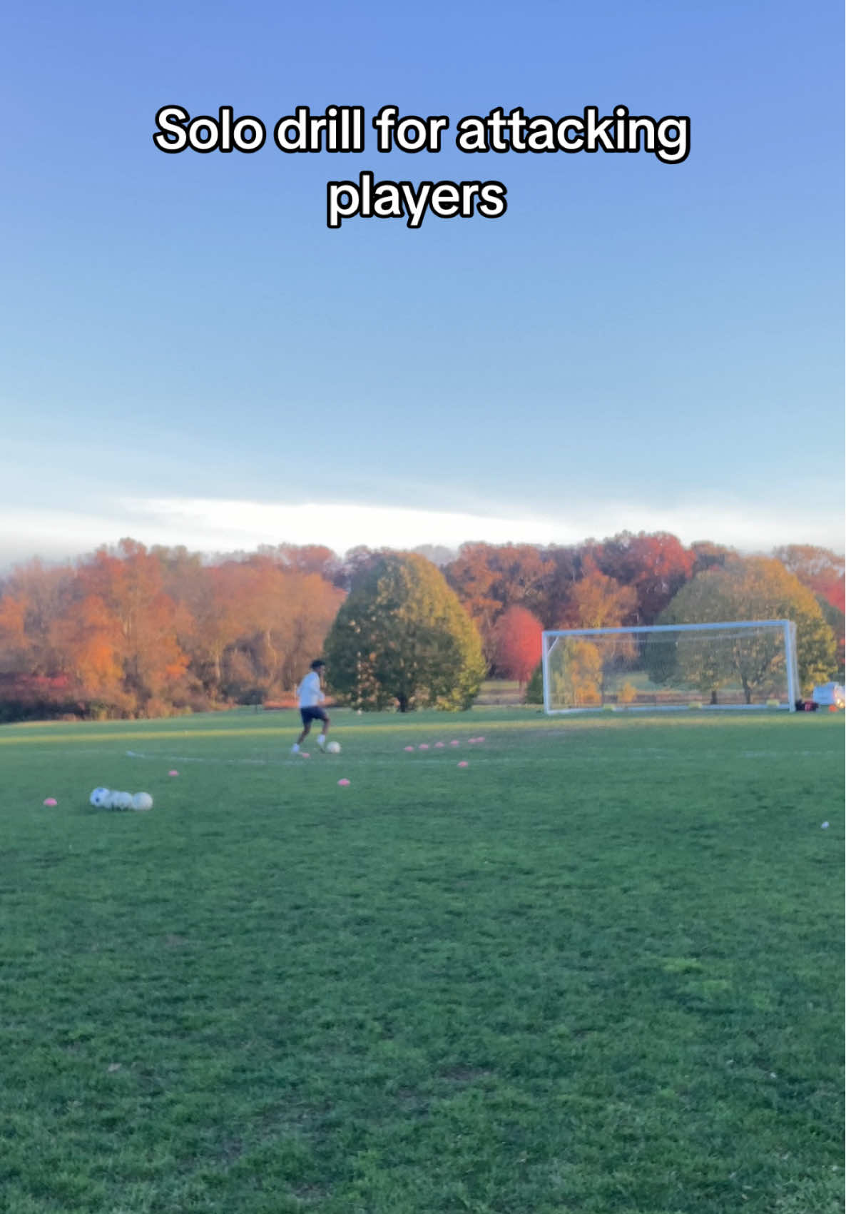 No rest in between reps (shots) to make it more intense #fypage #footy #Soccer #solotraining 