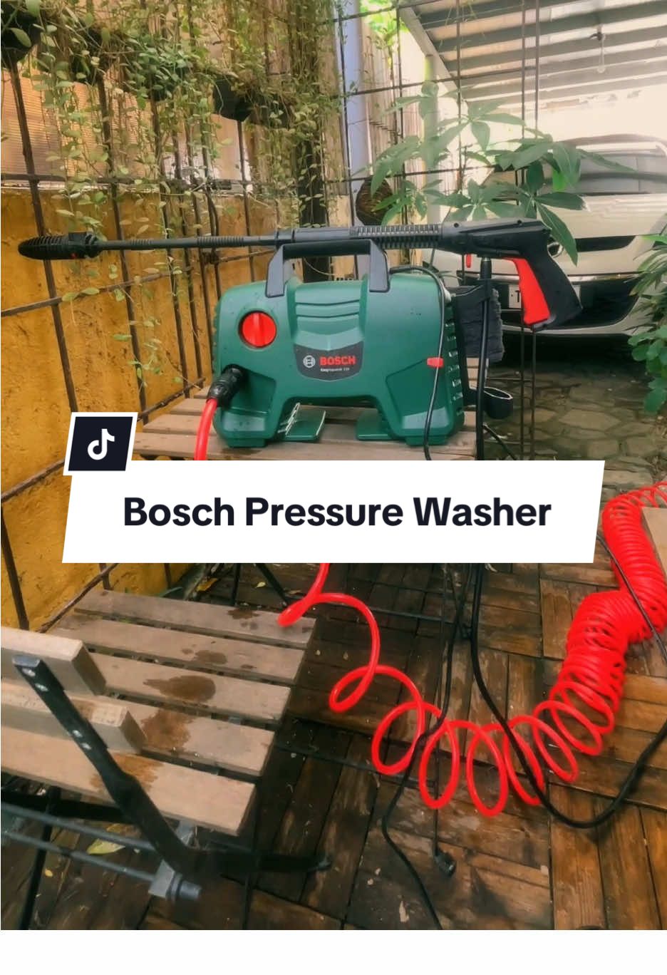 Bosch Easy Aquatak 110 -  The Best Pressure Washer that you can trust in terms of durability and budget friendliness #pressurewasher #bosch #techtok 