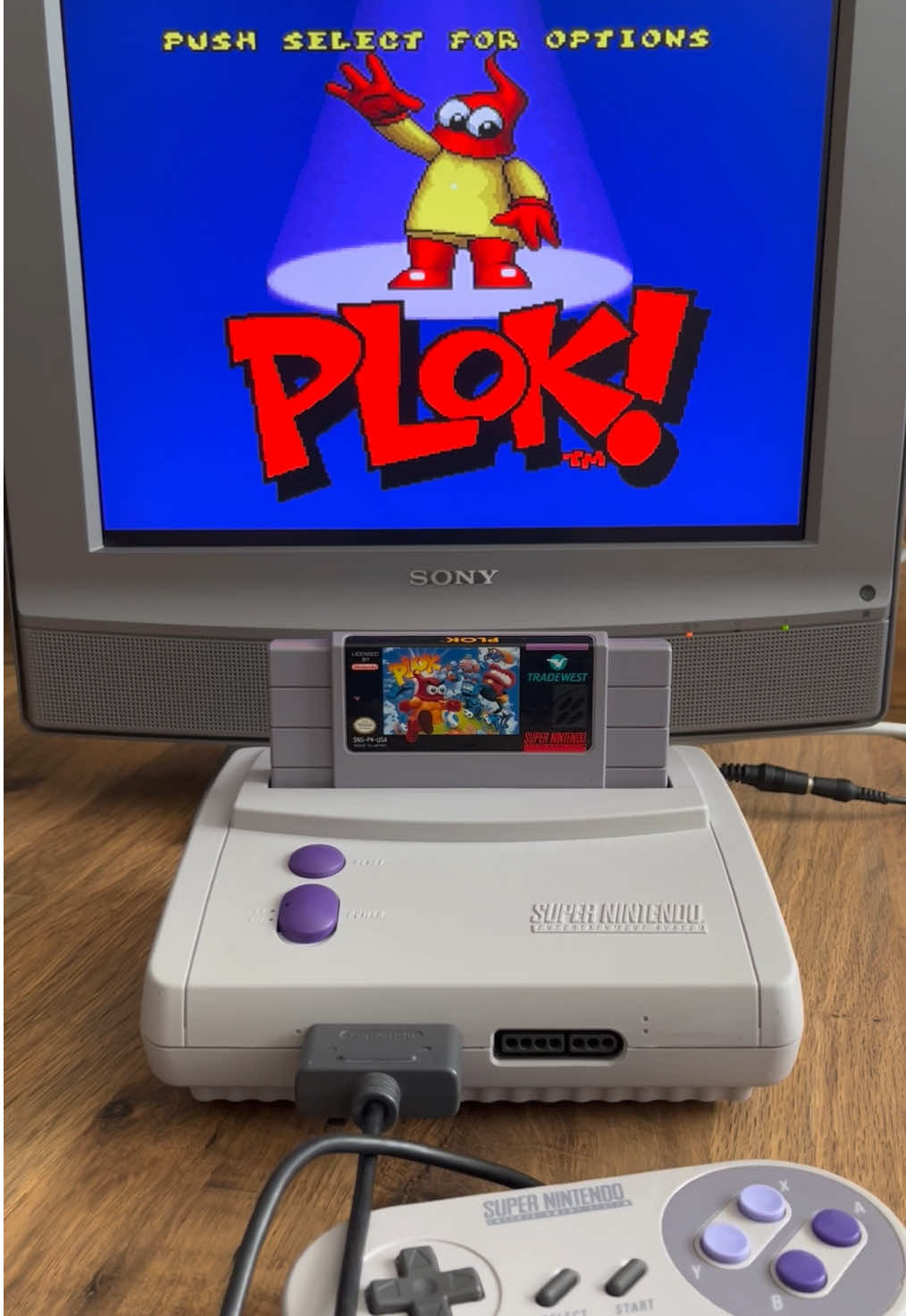 Plok for Super Nintendo- thought it was a bit underrated.  #plok #supernintendo #snes #nintendo #videogame #16bit #retrogaming 