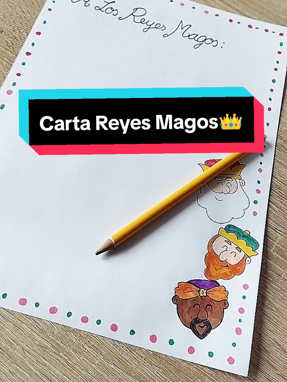 Como hacer la carta para los Reyes Magos #diychristmas #christmasideas #howtomake #diynavidad #reyesmagos #reyesmagos2025 