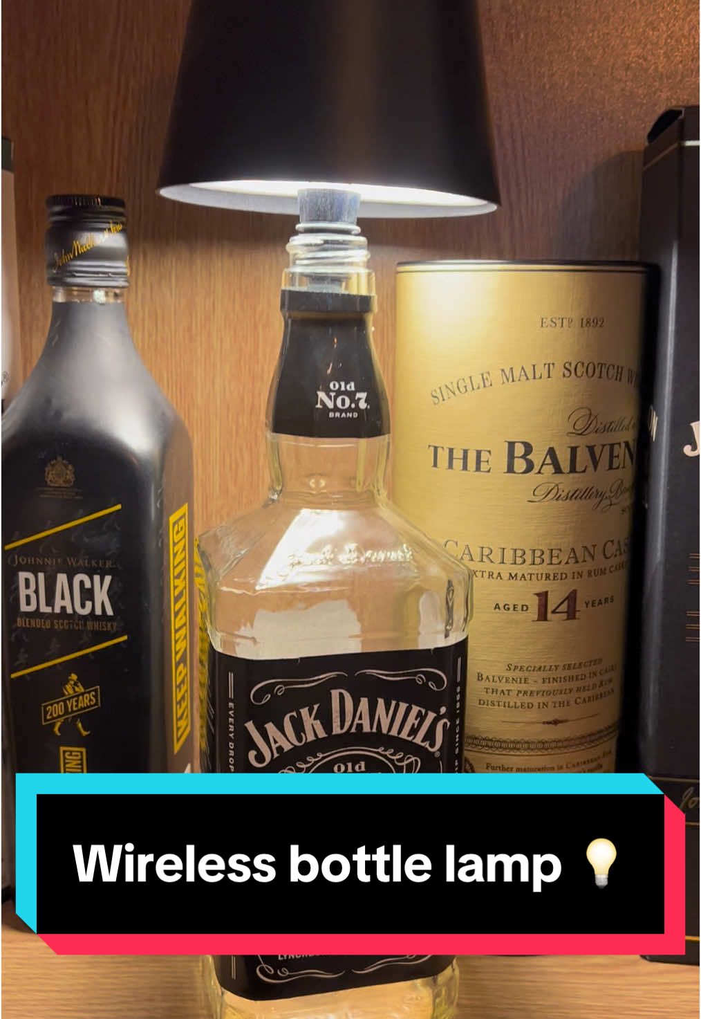 Wireless bottle lamp #wirelessbottlelamp #bottlelamp #lamp 