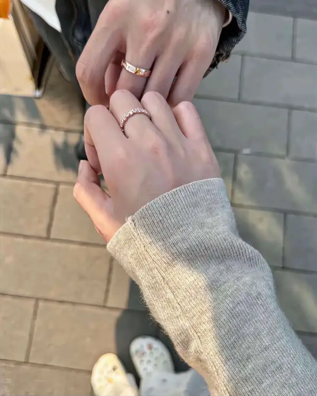 Nhẫn đôi hot sẵn Nhật#vàngbacbaotram #nhatban #viral 