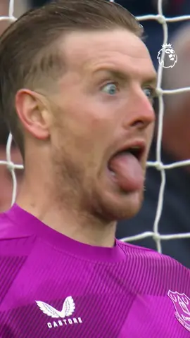 Jordan Pickford saving Erling Haaland’s penalty 🤪 #PremierLeague #Everton #ManCity 