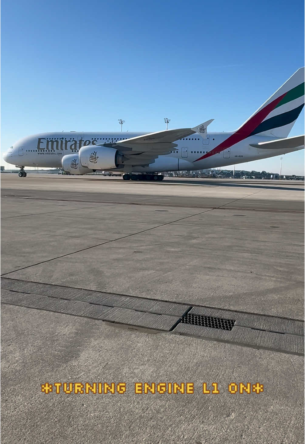 @Emirates FLY EMIRATES! A380 at Munich International Airport  #Aviation #flyemirates #emirates #a380 #airbusa380 #airport 
