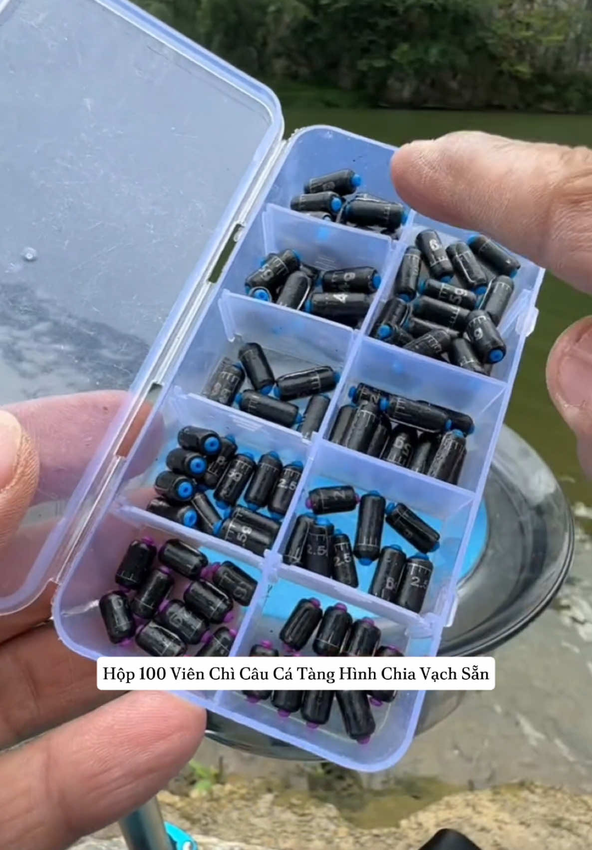 Hộp 100 Viên Chì Câu Cá #vietdocau #caucagiaitri #docauca #fishing #docau #phukiencauca #cauca #câucá #chicauca 