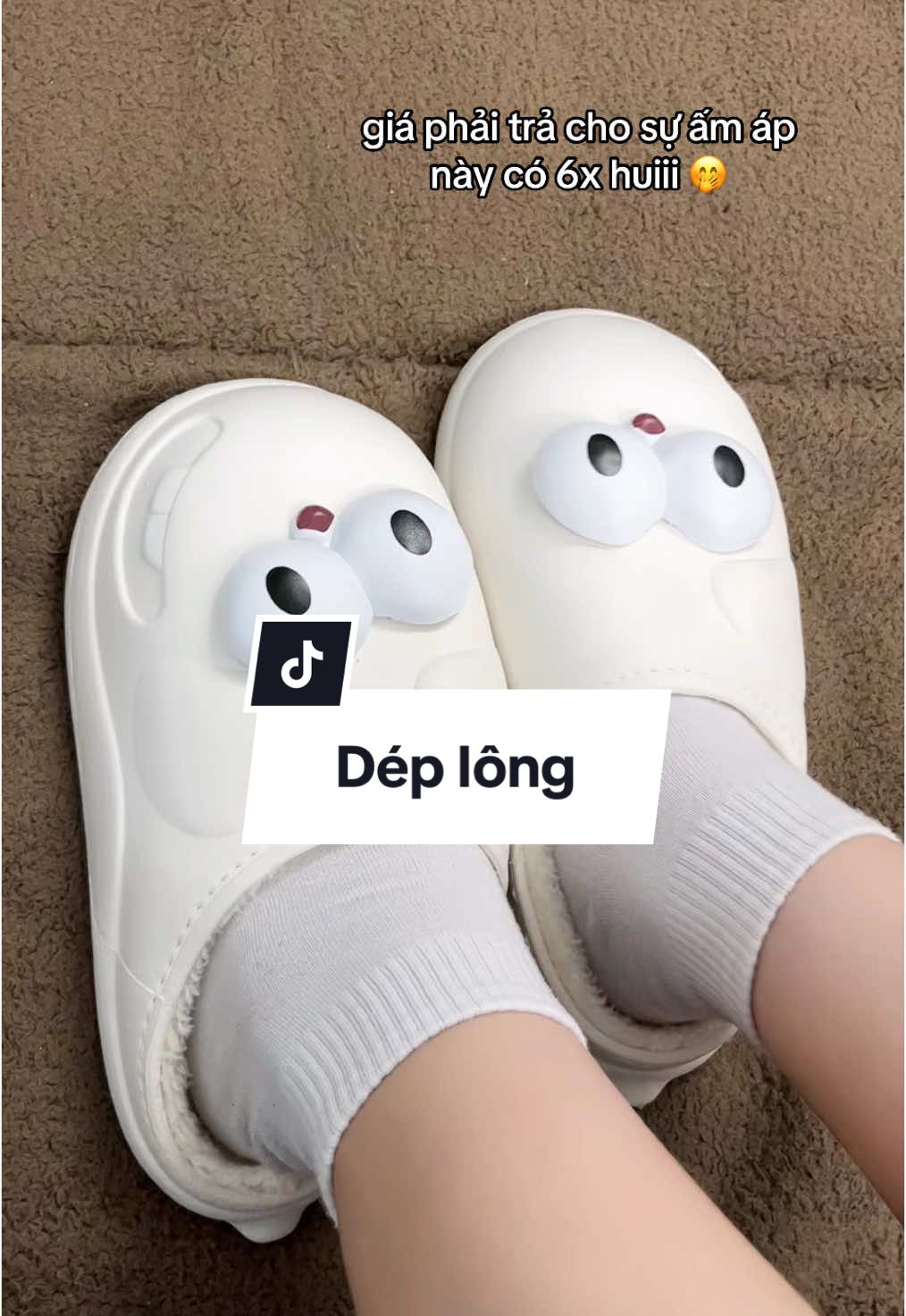 ấm xinh quãiii 🤍🐻🐻🐻🐻 #xuhuong #fyp #f #foryou #fypシ #fyppppppppppppppppppppppp #dép #dep #deplong #depditrongnha #depsuc #suc #depcross 