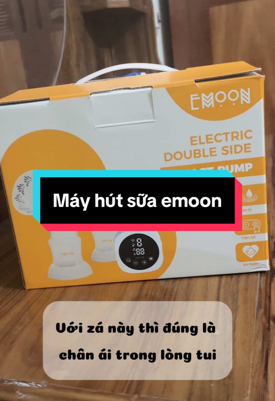 1 em máy hút sữa chưa tới 1 củ khoai mà chất lượng ko cần bàn luôn #embe #mebim #mayhutsuaemoon #mayhutsua #emoon 