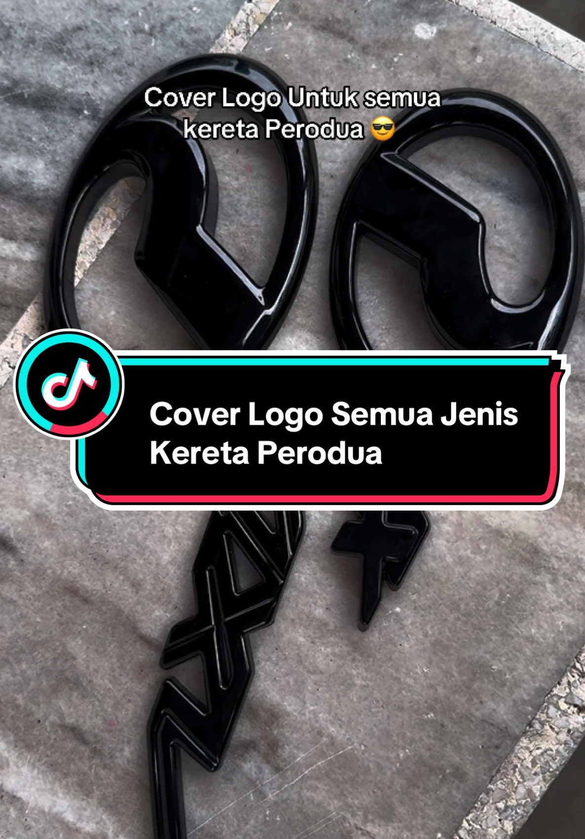 tak perlu cabut logo asal, tampal sahaja atas logo. #emblemperodua #coverlogoperodua 