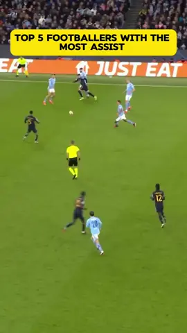 PART 18| TOP 5 FOOTBALLERS WITH THE MOST ASSIST. #kevindebruyne#mesutozil#thomasmuller#ronaldo#messi#fyp#viral#tiktokfootball. 