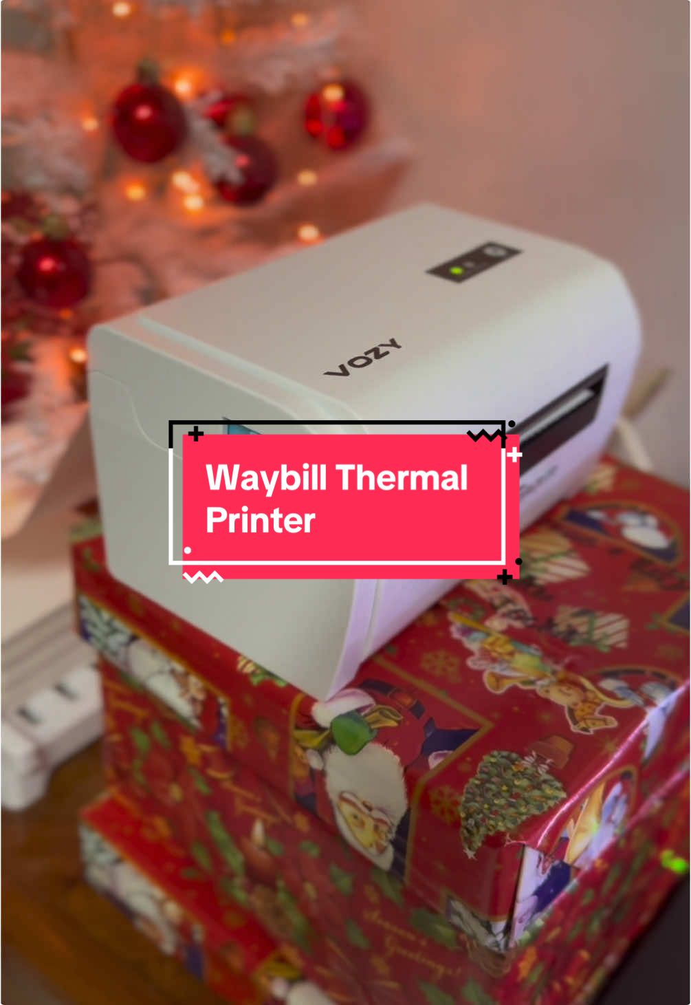 Vozy Thermal Printer best para sa mga nagnenegosyo online lalong lalo na yung may mga #tiktok shop#CapCut 