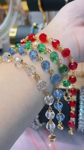 Gelang kristal batu mata asli cantik #gelang #gelangrantai #perhiasanwanita #fyp #perhiasan #gelangwanita 