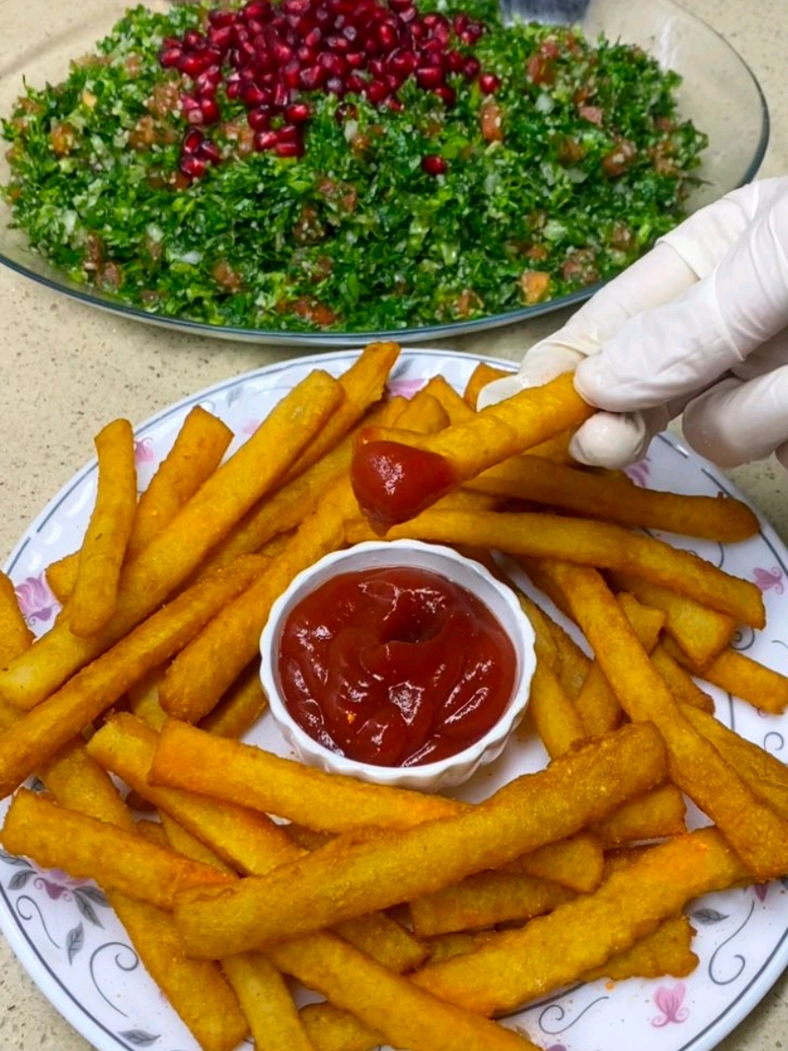 #بطاطا_مقرمشة😍#وصفتي_اليوم#من مطبخي #مطبخ_مروة #بطاطا #اكلات #وصفات#طبخ