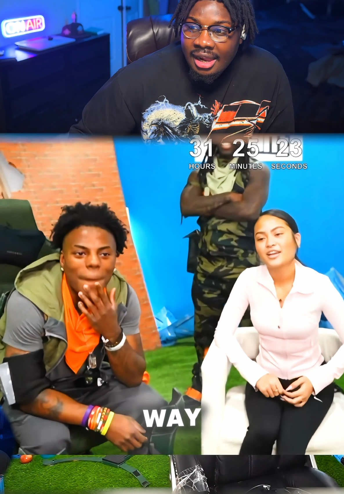 Ishowspeed girlfriend get on stream ft Kai Cenat #ishowspeed #kaicenat #fyp #viral 